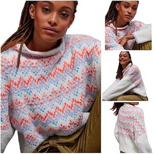 Anthropologie PILCRO Selene Colorful Cozy Sweater XS Small